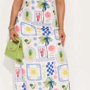 Fashion Nova Summer Farmers Market Maxi Dress
